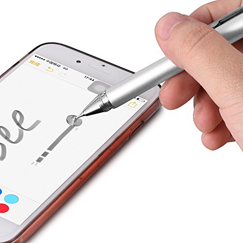 tinxi® Stylus Stift Touch Pen Präziser Eingabestift in Silber für alle Geräte mit kapazitiven Touchscreen Smartphone Handy PDA Tablet PC - 2