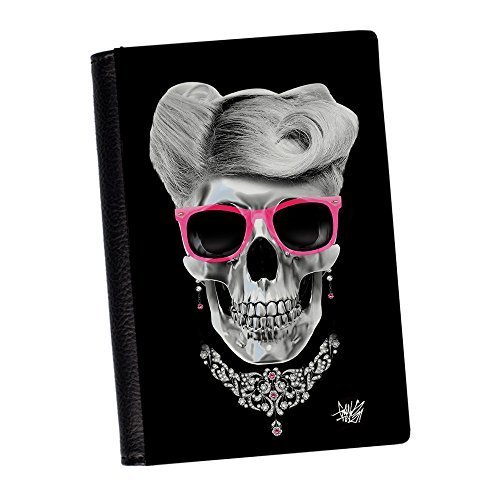 09 de Lady calabera piel sintética pasaporte por Gangtoyz