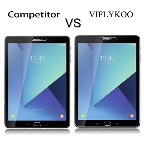 VIFLYKOO Samsung Galaxy Tab S3 9.7 Panzerglas Schutzfolie, Härtegrad 9H superdünn kratzfest HD Klar Ballistic gehärtetem Glas Displayschutzfolie für Samsung Galaxy Tab S3 9.7 - 3