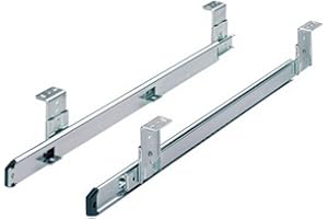 Hettich - Eclairage Multimedia - Coulisse à Billes Ka 3434/450 - Couleur : Zingué, Chromaté