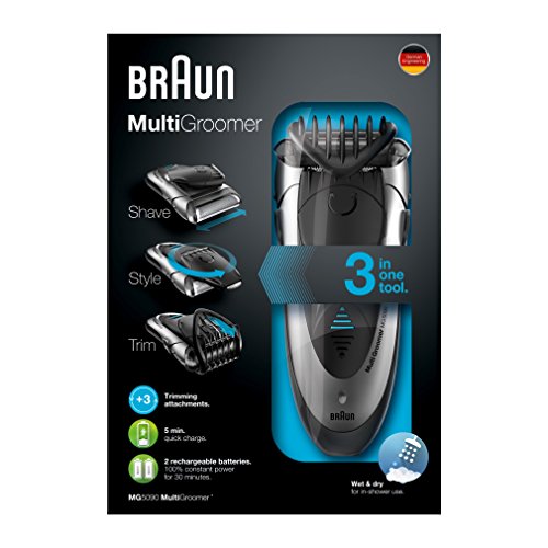 Braun Multigroomer Bartschneider MG5090, Rasierer und Trimmer, schwarz - 7