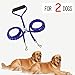 Produktbild candora ™ Pet Leine für zwei Hunde Doppelleine – 132,1 cm geflochten leicht kämmbar sind Dual Leine, Kupplung – Stärke getestet für Gassigehen und Training Big Dogs (blau)