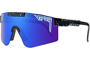 FouncY Occhiali Da Sole Polarizzati Sportivi P-V Da Uomo Montatura Da Ciclismo Occhiali Da Sole Sportivi UV400 Protezione Occhiali Da Sole Da Bici