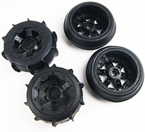Front Rear Sand Paddles Wheels Tires for HPI KM Baja 5B SS