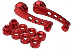 iSpchen Maniglia per finestrino auto Maniglia per alzacristalli Alzacristalli in lega di alluminio Maniglia per rullo universale per finestrini auto Maniglia per sollevamento del vetro per finestrini