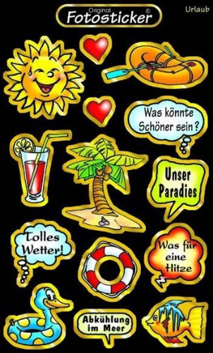 Preisvergleich Produktbild Sticker Urlaub - Motiv 4