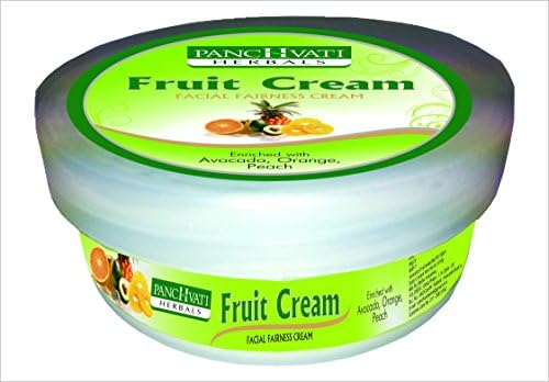 Panchvati Herbals Fruit Cream Enriched with Avacado Orange, Peach Facial Fairness Cream - 200 g