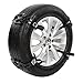 Produktbild Schneeketten,Anti Skid Nail Auto Snow Tire Ketten,Universal Schneereifenketten Anti Rutsch Kette Für Auto SUV LKW mit 165 mm-285 mm Reifen Breite,Einfach zu Installieren Schneekette Gelb (C)