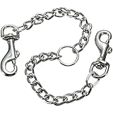 Doppelhalskette Kettenhalsband Hundehalskette aus Edelstahl für Hunde