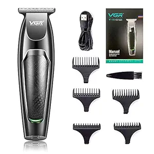 VGR V-030 Professional Hair Trimmer Runtime: 100 min Trimmer for Men (Black)