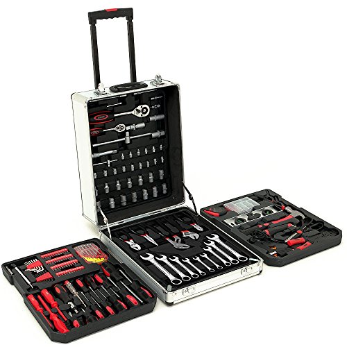 Monzana® Werkzeugkoffer 629tlg ✔ abschließbar ✔ Aluminium Rollkoffer ✔ inkl. vielseitigem Zubehör & Arbeitshandschuhen ✔ Modellauswahl - 2