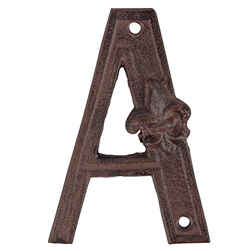 Esschert Design Hausnummer A, rostbraun, 8.4 x 1.2 x 12.2, DB62-A