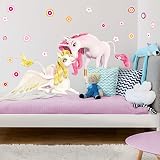 Wandtattoo Mia and Me – Einhörner Onchao und Lyria Wandtatoo Wandsticker Kinderzimmer Mädchen Einhörner, Größe: 46cm x 90cm - 2