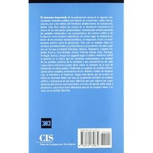 ¿Individuos o sistemas?: Las razones de la abstención en Europa occidental (Monografías)