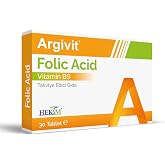 Argivit Folik Asit Vitamin B9 İ&ccedil;eren Takviye Edici Gıda 30 Tablet