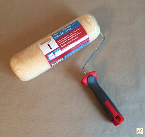 Profi Lammfellrolle Lammfellwalze Lammfell Roller Malerrolle 27 cm 2 K Griff - 4