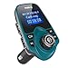 Produktbild FM Transmitter, Nulaxy Wireless Bluetooth FM Transmitter Car Kit Radio Receiver w 1,44 Inch Display 2.1 ein USB Car Charger MP3 Player lesen Micro SD Card und USB Flash Drive-blau