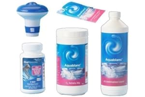 Happy Hot Tubs Aquablanc Basic 5 part Starter Kit Free of Chemicals Hot Tub Inflatable Spa