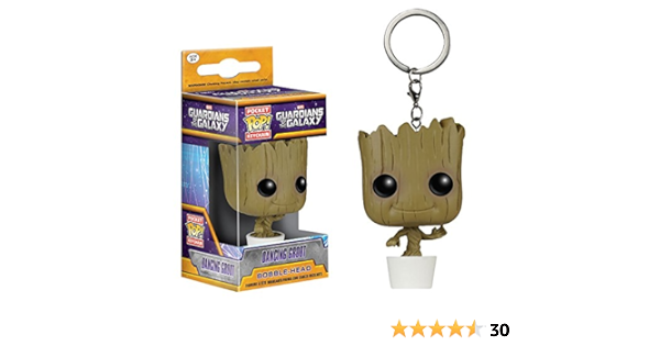 Porte Cle Les Gardiens De La Galaxie Bebe Groot Funko Pop Boite Transparente 4cm Amazon Fr Vetements