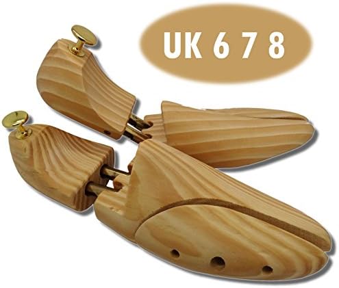 Pair of Wooden Shoe Trees Stretcher 6-10 UK / 36-45 EU (6-8 UK / 39-42 EU)