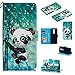 Produktbild Nadoli Wallet Handyhülle für Nokia 5.1,Kreative 3D Karton Panda Muster Taljereep Ständer Flip Ledertasche Brieftasche Schutzhülle Etui für Nokia 5.1