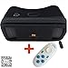 Produktbild VR-PRIMUS Xiaomi Mi + Bluetooth Fernbedienung - Virtual Reality VR-Brille - Mit Knopf zum Steuern, Reißverschluss und Kopfband - für Android und iOS Smartphones wie iPhone, Samsung, HTC, Sony, LG und weitere. Kompatibel mit Google Cardboard Apps . 3D Videobrille. Für Smartphones von 4,7 bis 5,7 Zoll Bildschirmgröße.