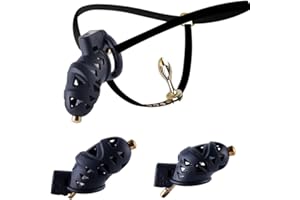 Lmgoc Peniskäfig Analplug Set Mit Harnröhre Dilator & 4 Penisringe, Keuschheitsgürtel für Herren mit Penis Plug SM Fetisch Ex