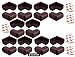 0-Degree Baby Safety Furniture Edge Cushion Corner cover Foam Guard with tape Infant Bump Protector (20 Unit Brown) RS.549.00