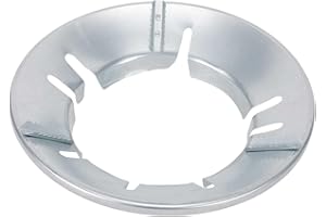 CARMOTTER Gasherd-Abdeckung, energiesparende Abdeckung für Ringküche, Windschutz, Wok für Ringzubehör, Edelstahl, Feuerofenabdeckung (C)