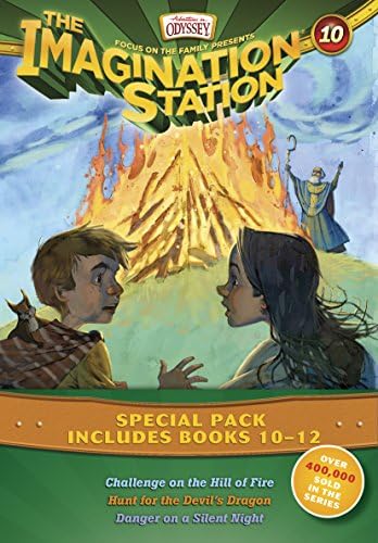 Imagination Station Books 10-12 Pack: Challenge on the Hill of Fire / Hunt for the Devil's Dragon / Danger on a Silent Night : Books 10-12 (Adventures in Odyssey Imagination Station Books)