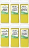 6 cartuchos de cera roll-on natural depilflax