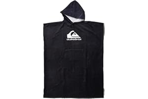 Quiksilver - Hoody Towel Beach Supplies Poncho pour Homme - Jet Black - Taille Unique