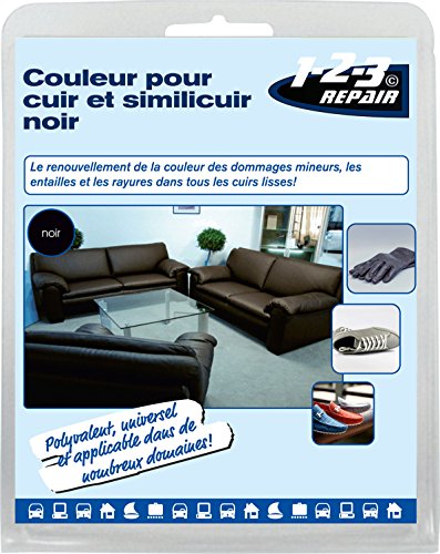 123Repair Lederfarbe / Leder & Kunstleder schwarz 60ml… - 2