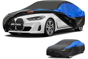 GUNHYI Car Cover Custom Fit for BMW 4 Series Waterproof, Breathable, All-Weather Outdoor Full Cover for Rain, Sun, UV Protection