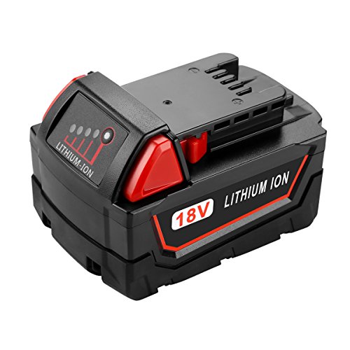 Energup 18V 5,0Ah Ersatz Akku für Milwaukee M18 M18B M18B 48-11-1820 48-11-1850 48-11-1828 48-11-1815