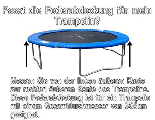 Trampolin Master Feder- und Randabdeckung für Trampoline aus PVC, 300 bis 305cm - 5
