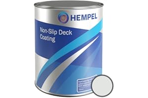 HEMPEL ( MB FIBREGLASS ) Hempel Non Slip Deck Coating With Antislip Granules - Light Grey - 750ml (Marine Use Only)