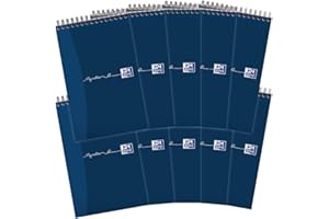 Oxford My Notes 125 x 200 mm etui na karty My Notes Reporters przewodowy notatnik w linie i perforowany 160 stron, 10 notebooków