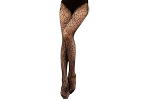 Mizijia Spinnennetz strumpfhose, Strumpfhose spinnennetz, Halloween strumpfhose, Schwarz Sexy Netzstrümpfe Strümpfe, für Damen Karnevals-party Halloween