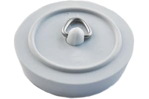 FMK WHITE BATH AND SINK PLUG 38mm (1 1/2")