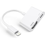 Carphone Warehouse Apple Lightning Adapter [Certificato MFi] iPad HDMI Adattatore 1080P Video&Audio Sync Schermo HDMI Cavo Co