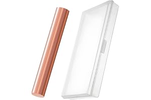 RRRST 1PCS Rein Kupferstäbe 5mm x 100mm, Länge 100mm, Durchmesser 15mm, Kupferreinheit 99.9%, Rundstab aus reinem Kupfer für Handwerk DIY Schmuck Modell
