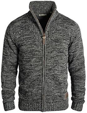 SOLID Pomeroy Herren Strickjacke Cardigan Stehkragen
