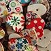 Produktbild Masterein 100pcs 2 Löcher Bakelite Knöpfe Nähen Herz-geformte Bunte Malerei Buttons