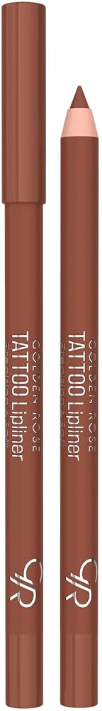 GOLDEN ROSE Tattoo Lipliner - Suya Dayanıklı Uzun Süre Kalıcı Dudak Kalemi No:206 Toffee