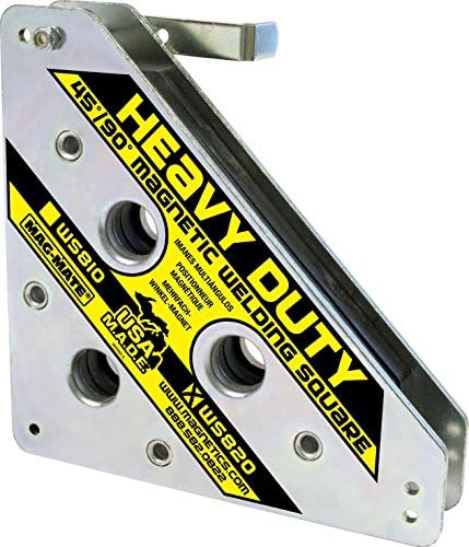 MAG-MATE WS820 Magnetic Welding Square with Release Handle and 325 lb Capacity