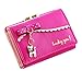 Produktbild squarex Fashion Frauen Litschi Muster Wallet Messenger Bag Coin Tasche Karte Paket hot pink AS Show