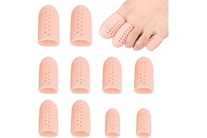 CLYHON Ochrona palców u stóp, 10 sztuk średnie palce ochrona dużych palców, żelowe ochraniacze na palce, zapobieganie pęcherzom, kukurydzy, zrogowaceniu. Ochrona palców - unisex
