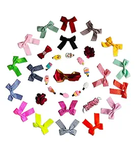 ANNA CREATIONS 33 PCS Baby Hairpin Hair Clips Set For Kids Girls Toddler Barrettes Hair Accessories