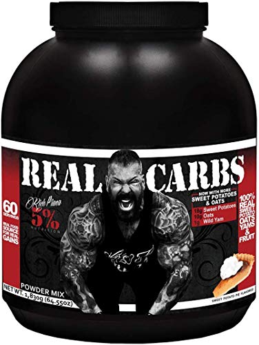 5% Nutrition - Rich Piana Real Carbs Sweet Potato Pie Ohne Pfand, 1800 g